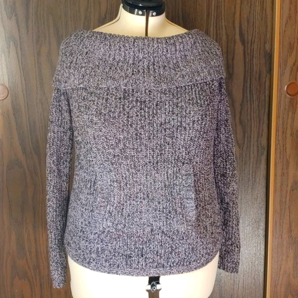 Light purple/Lavender Cowl Neck Sweater